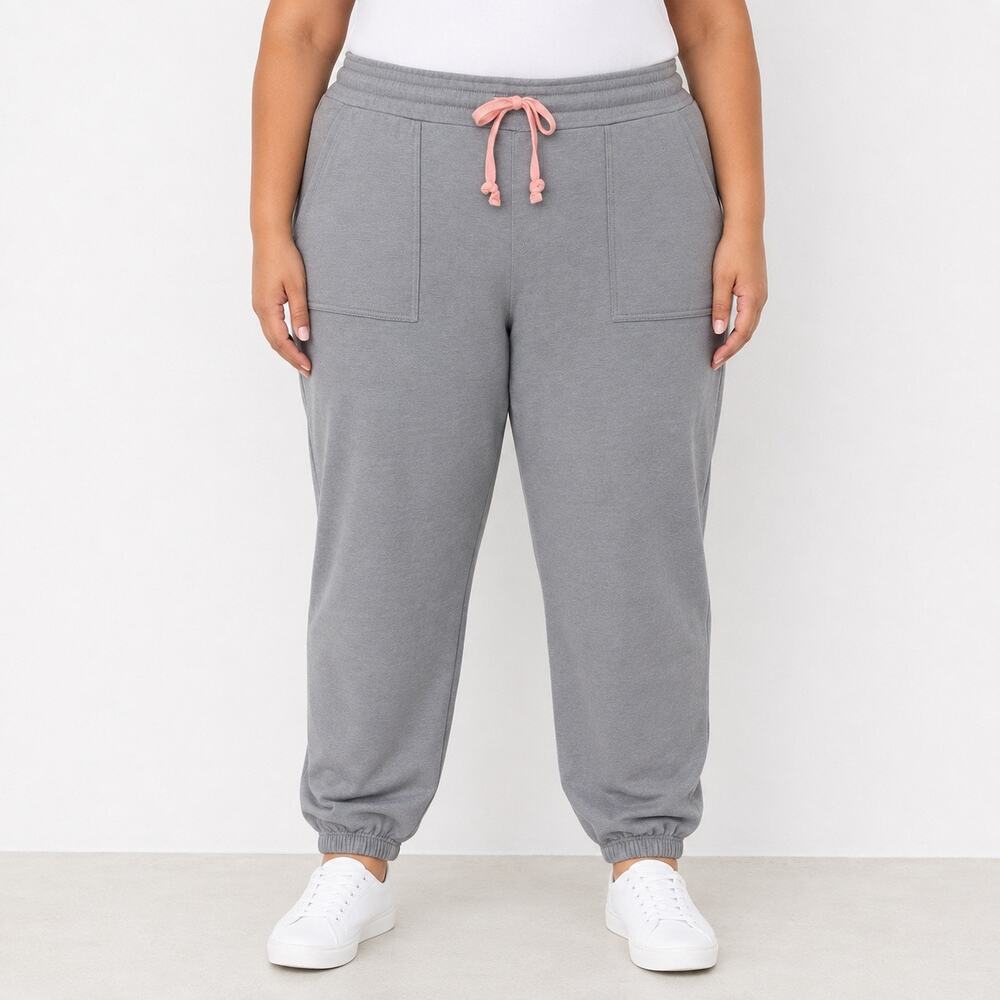 Torrid Gray Fleece Joggers Size 3 3X